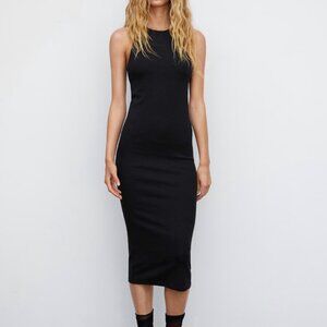 NWT Mango Cotton Midi Dress Size 2